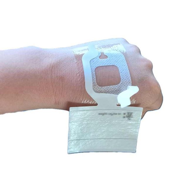 U shaped Indwelling Needle Fixation Dressing Waterproof Hypoallergenic Transparent Dressing With CE