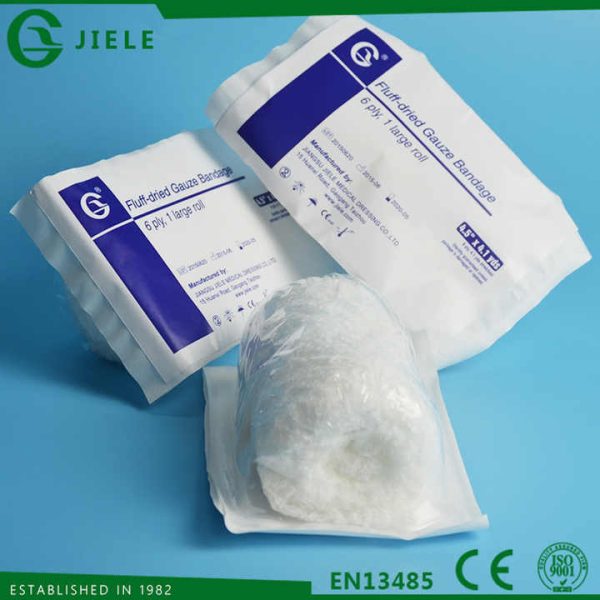 Fluff-Dried gauze bandage krinkle gauze