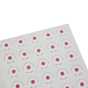 Autoclave chemical eo adhesive indicator round label stickers