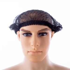 Health Care Labs Consumables Sanitary Elastic Hair Net Pp Cleanroom Clip Non Woven Bouffant Round Cap