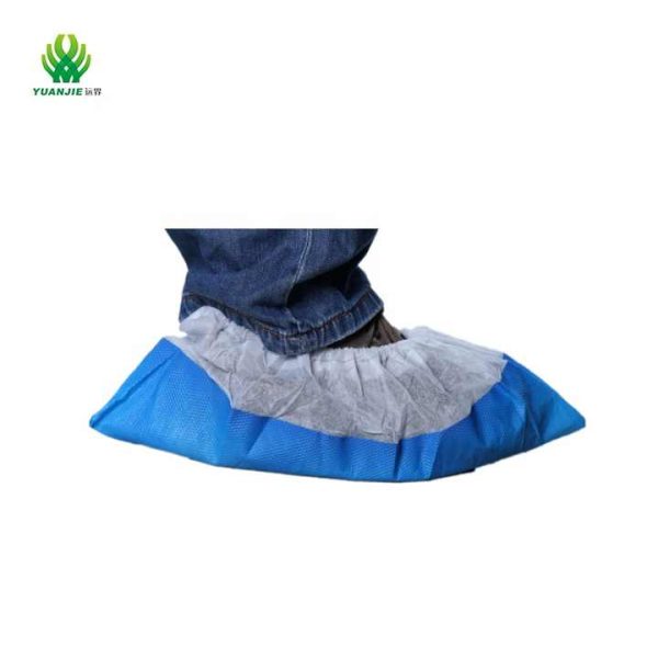 Medical Consumables Disposable Anti Skid Waterproof Pp Cpe Medical Shoe Covers Shoe Protector Oem Wholesale