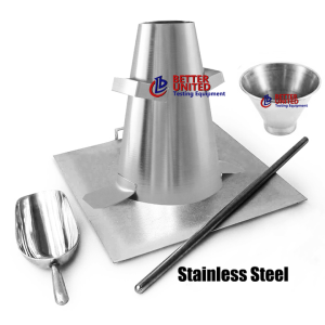 Durable good quality Slump Cone Test Set For Fresh Concrete Testing