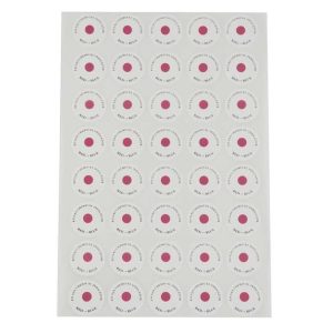 EO gas chemical indicator round label sterile medical circle stickers