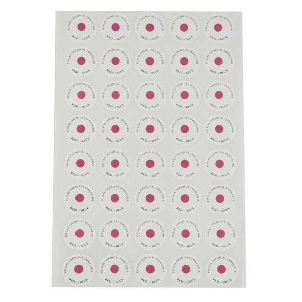 EO gas chemical indicator round label sterile medical circle stickers