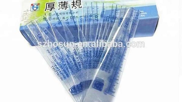 19pcs/set  0.02 to 1.50mm Manufacturer supplier plastic thickness gauge for LCD display gap measurement