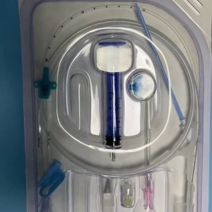 Tianck medical disposable consumable anesthesia sterile central venous catheter kit set double-lumen