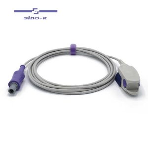 Mindray Reusable Adult Clip Spo2 Sensor with 6 Pins SpO2 Probe