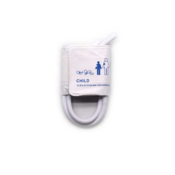 disposable Child White NIBP Cuff with Bladderless 13.8-21.5cm Medical consumables Accessories BP cuff monitor
