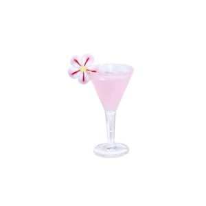 Miniature Scene Model Ob11 Doll House Accessories Small Flower Cherry Gradient Cocktail Drink Decoration