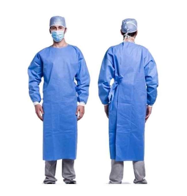 Medical consumables disposable non-woven sterile sms surgical gown