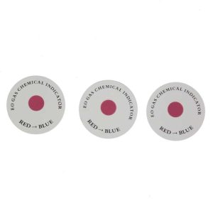 Medical supplies sterile EO gas sterilization chemical indicator round labels
