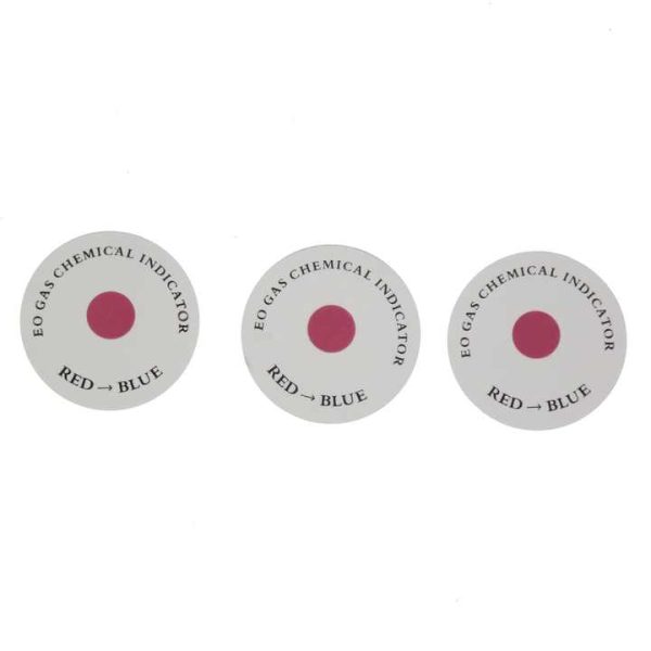Medical supplies sterile EO gas sterilization chemical indicator round labels