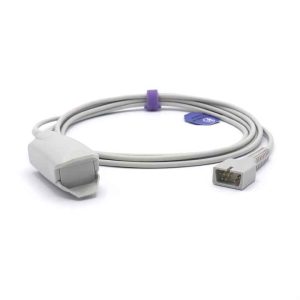 Nellcorr Reusable Dinamap 9700 / 9710 / 9720 Adult Clip Spo2 Sensor with 7 Pins GE Critikon SpO2 Probe