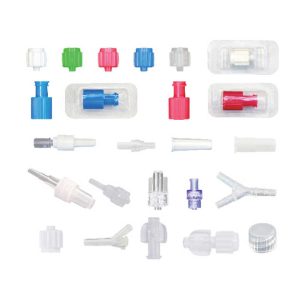 Factory Wholesale Recommend ABS Disposable Infusion Set Luer Slip Connector With Needle Two Way Slip Connector
