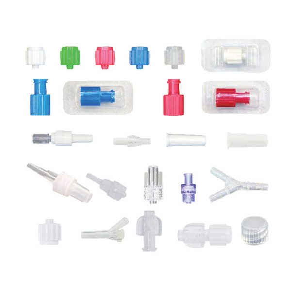Factory Wholesale Recommend ABS Disposable Infusion Set Luer Slip Connector With Needle Two Way Slip Connector