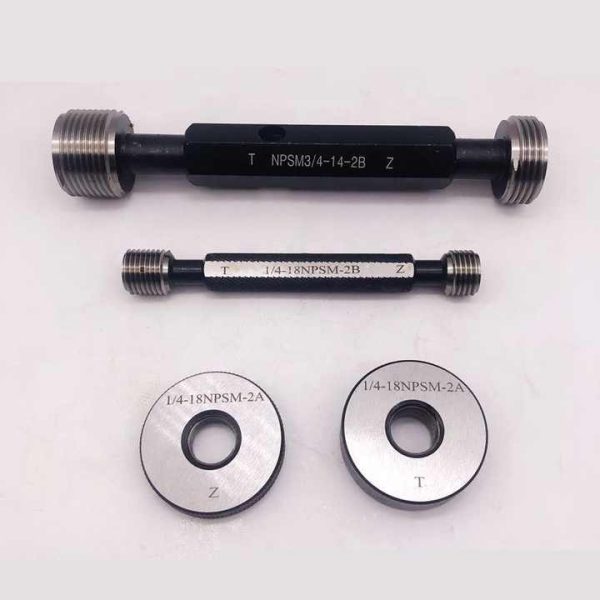 NPT NPTF Z BKG R RB Rc RP PT ZG WKG BSPT ANPT PTF taper pipe screw thread plug gauges plain thread ring gauge