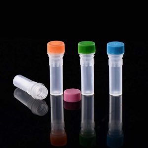 Medical lab consumables disposable PP printed cryo cryovial tube many kinds of color