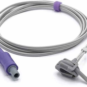 Compatible Comen Star 8000 Digitral Reusable SpO2 Sensor Probe Neonate Wrap 9.8 ft 6 Pins Cable Connector