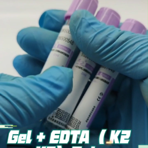 Medical Consumables Glass/pet Lavender Cover K2 K3 Edta Vials Edta Tube