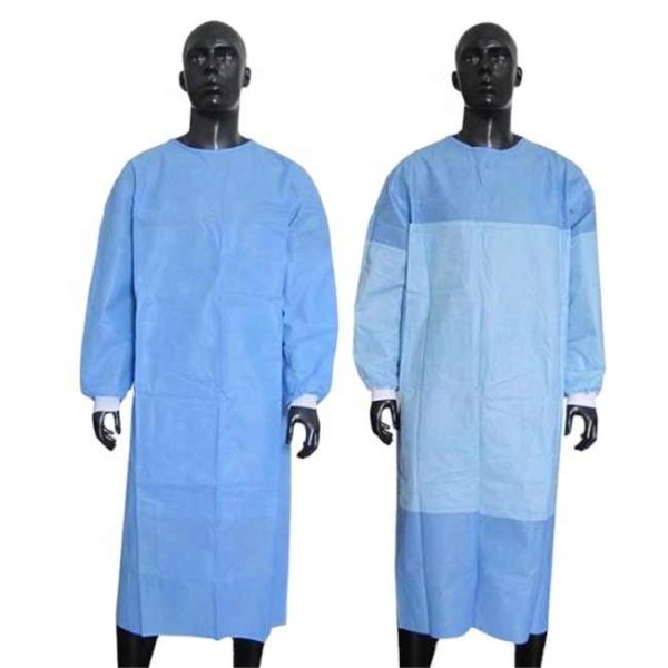 Sterile Standard Disposable Surgical Gown Medical Supply Non-woven SMS Surgery Gown For Hospital Doctor Consumable Customized