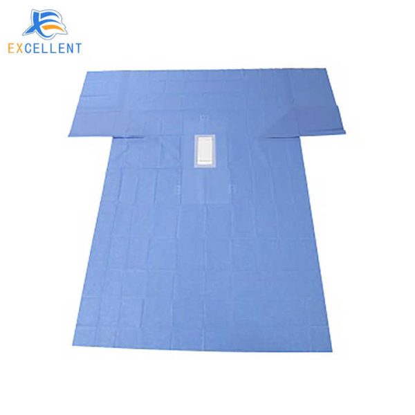 Factory Direct Medical Consumable Disposable Sterile Surgical Drape Laparotomy Drape
