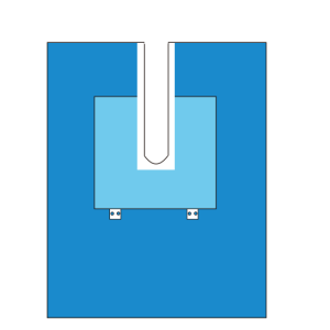 Medical consumable disposable EO sterile U-Slip Drape with Reinforcement