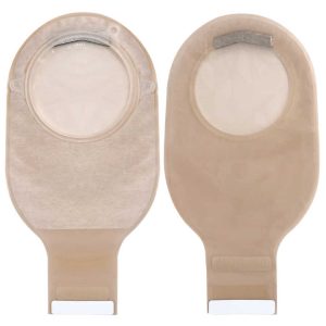 Customized Disposable Medical Consumable Stoma Care Two Piece Drainable Hook and Loop Colostomy Ostomy Bag Pouch