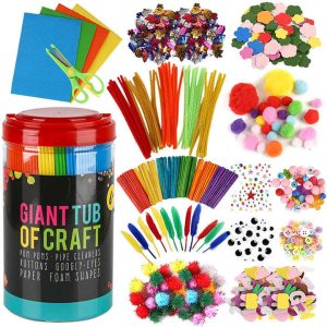 2023 School DIY Arts And Crafts Supplies Accessories Kits Box Sets For Kids EducationalPopular