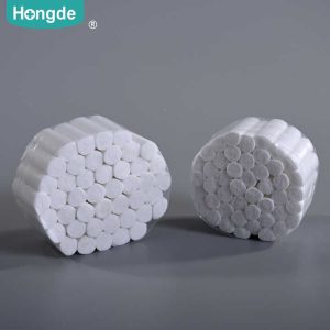 HD-805 Manufactured Cotton roll Absorbent 100% Cotton 8*38mm dental cotton for medical Dental consumables