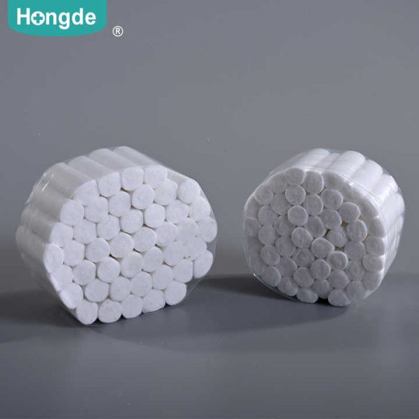 HD-805 Manufactured Cotton roll Absorbent 100% Cotton 8*38mm dental cotton for medical Dental consumables