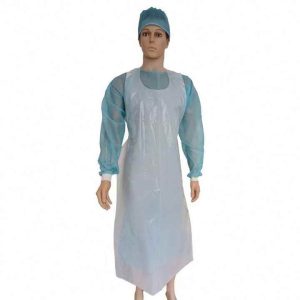 PPE Clothing Consumables Visitor gown CPE waterproof disposable isolation gowns cheap price