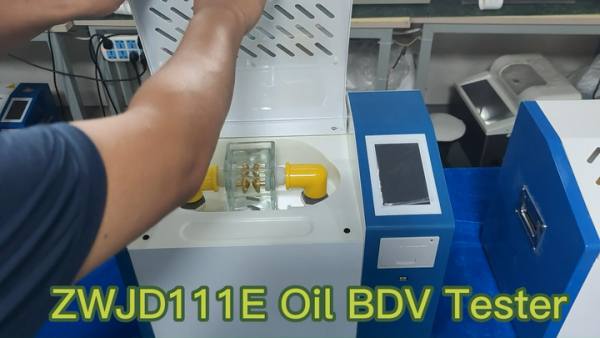 Baoding manufacture automatic oil tester bdv test equipment bdv lab oil testing