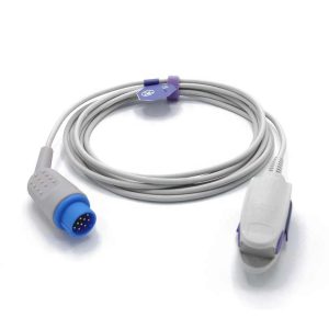 Biolight reusable adult clip spo2 sensor with 12 pins spo2 probe