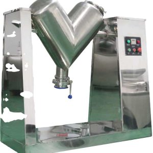 Small Pharmaceutical electric dry powder mixing v type mixer machine vh5