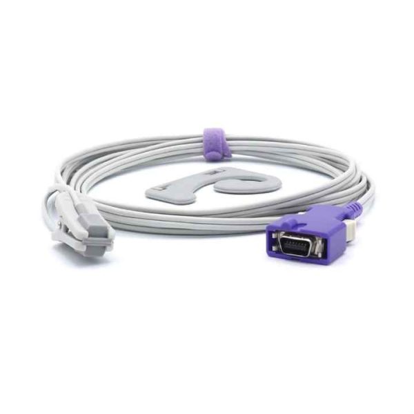 Nellcorr Reusable Ear Clip Spo2 Sensor with 14 Pins SpO2 Probe