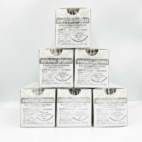medical supplies all kinds of consumables PGCL suturas with needle pdo sutures PGA Suture Nylon Suturas