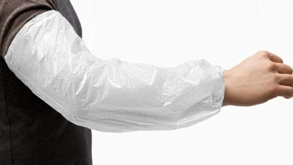Junlong Disposable White arm Sleeves Hand-made Disposable Medical Consumables Disposable  Waterproof Sleeve Covers