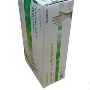Latex Powder Free Examination Gloves Large