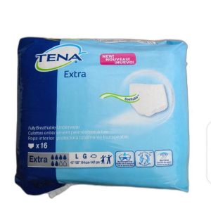 Tena Extra Absorbency Adult pull-up Diaper Large by 16pieces