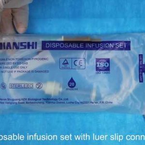 Medical Consumable Disposable Infusion Set With Needle