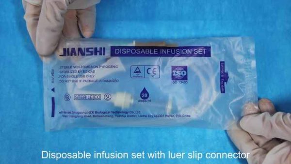 Medical Consumable Disposable Infusion Set With Needle