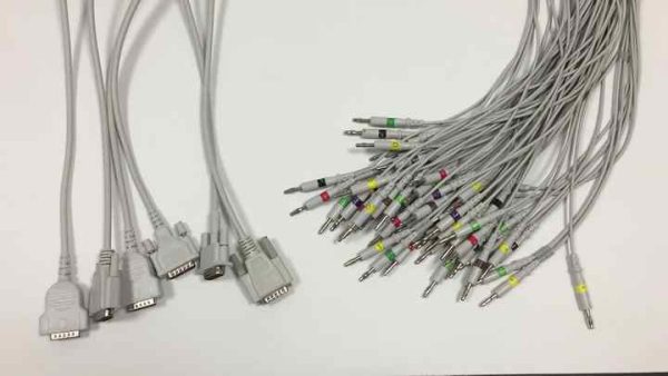 Hot selling Kenz DB15Pin EKG Cable and Leadwires 4.0Banana KENZ 103 106 EKG Cable