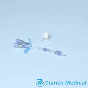 medical disposable consumable clinical health care extension tube with needle free connector