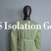 Medical consumables disposable hospital surgical sms isolation gown