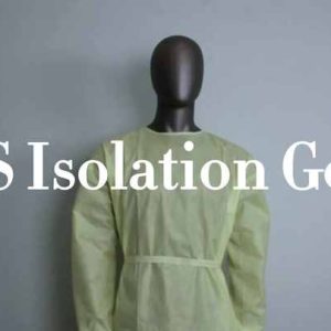 Medical consumables disposable hospital surgical sms isolation gown