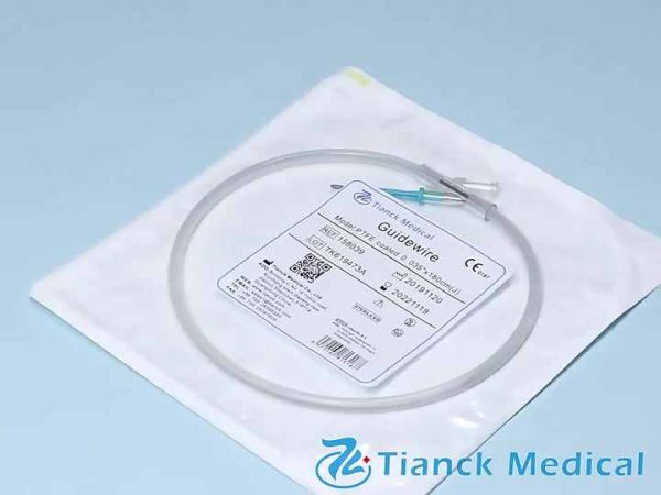 Tianck Medical disposable sterile medical guide wire medical guidewire PTFE coated guide wire