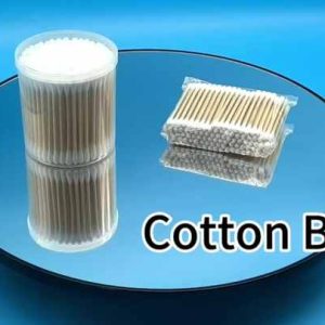 Q-Tips Bamboo Biodegradable Sliding Paper Box 5 boxes per Set Cotton Ear Buds 500 PCS Cotton Buds