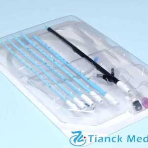 Tianck medical disposable urology surgical amplatz renal dilator 18F Percutaneous Nephrostomy set