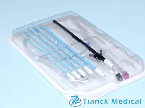 Tianck medical disposable urology surgical amplatz renal dilator 18F Percutaneous Nephrostomy set