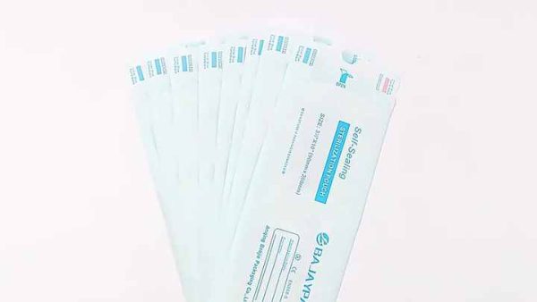 Self Sealing Disinfection Bag For Medical Consumables High Pressure Disposable Sterilization Disinfection Bag